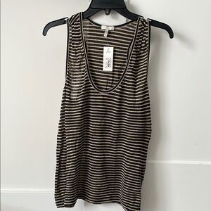 Striped Sleeveless Top by Joie